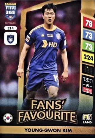 214 Kim Young-gwon Ulsan Fans’ Favourite FIFA 365 2025