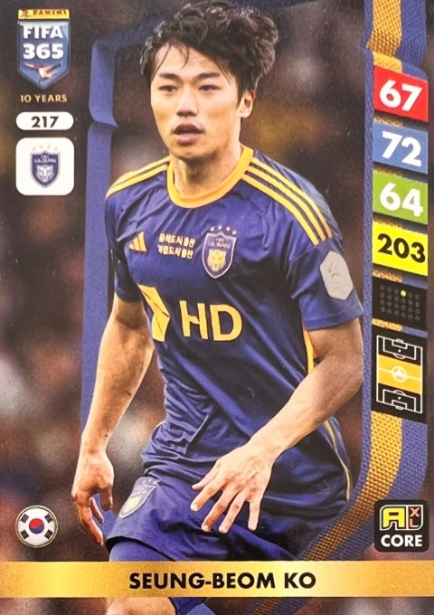 217 Ko Seung-beom Ulsan Core FIFA 365 2025