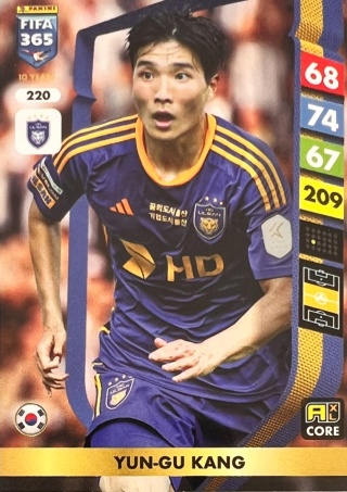 220 Kang Yun-gu Ulsan Core FIFA 365 2025