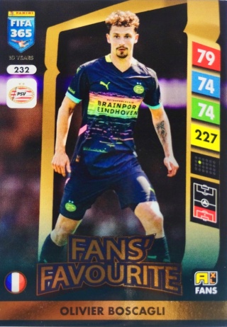 232 Olivier Boscagli PSV Eindhoven Fans’ Favourite FIFA 365 2025