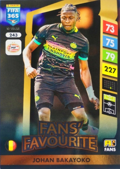 243 Johan Bakayoko PSV Eindhoven Fans’ Favourite FIFA 365 2025