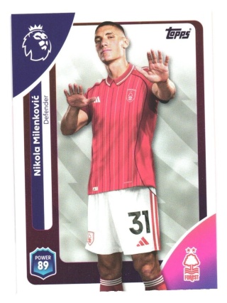 237 Nikola Milenković Nottingham Forest Base Premier League 2026