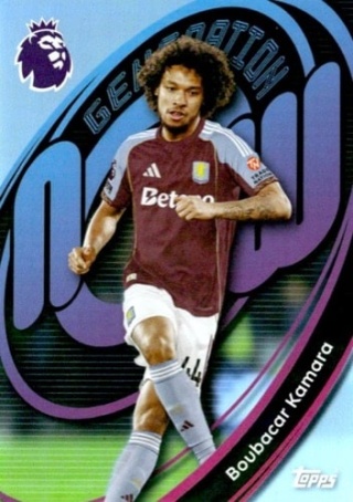 34 Boubacar Kamara Aston Villa Generation Now Premier League 2026