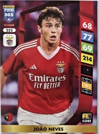 252 João Neves Benfica Core FIFA 365 2025