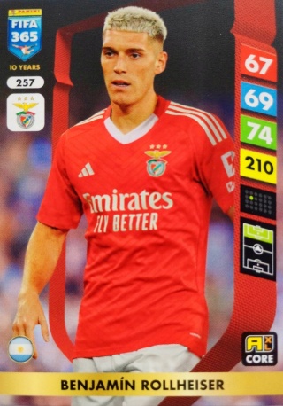 257 Benjamín Rollheiser Benfica Core FIFA 365 2025
