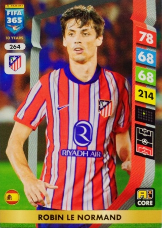 264 Robin Le Normand Atlético Madryt Core FIFA 365 2025