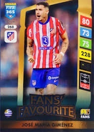 268 José Maria Giménez Atlético Madryt Fans’ Favourite FIFA 365 2025