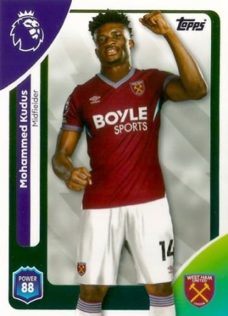 281 Mohammed Kudus West Ham Base Premier League 2026