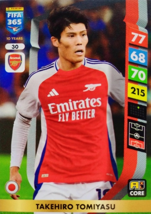 30 Takehiro Tomiyasu Arsenal Core FIFA 365 2025