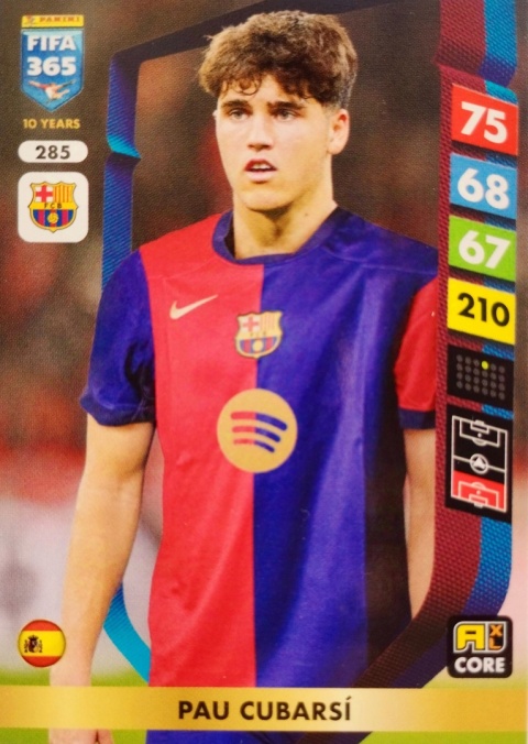 285 Pau Cubarsí FC Barcelona Core FIFA 365 2025