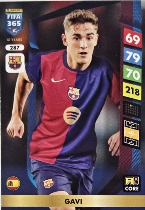 287 Gavi FC Barcelona Core FIFA 365 2025