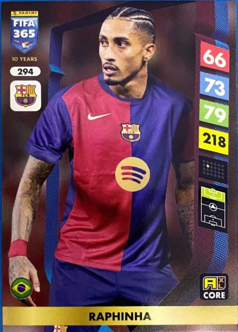 294 Raphinha FC Barcelona Core FIFA 365 2025