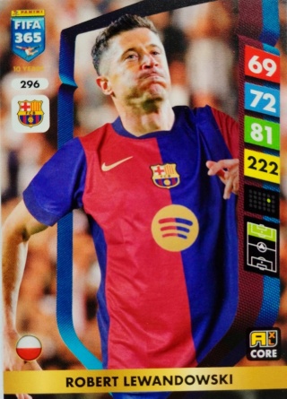 296 Robert Lewandowski FC Barcelona Core FIFA 365 2025