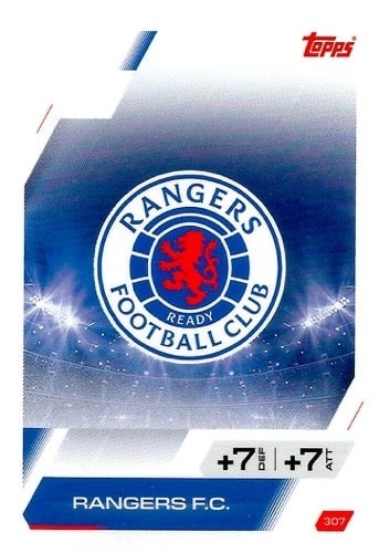 307 Team Badge Rangers FC Base Match Attax 2025/26