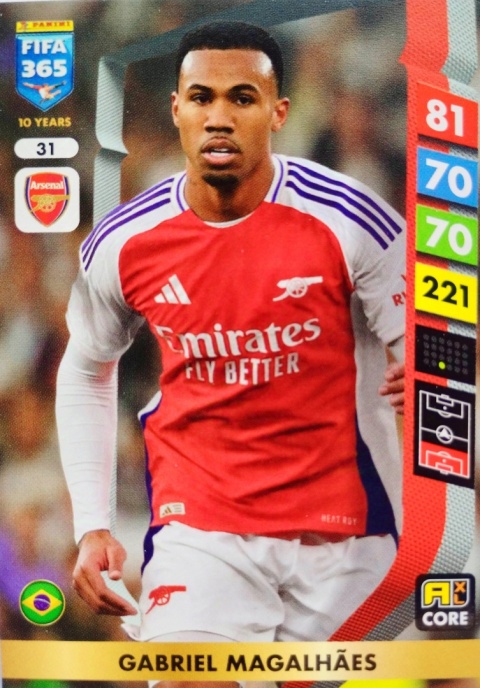 31 Gabriel Magalhães Arsenal Core FIFA 365 2025