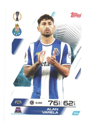 314 Alan Varela FC Porto Base Match Attax 2025/26