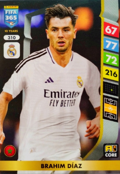 310 Brahim Díaz Real Madryt Core FIFA 365 2025