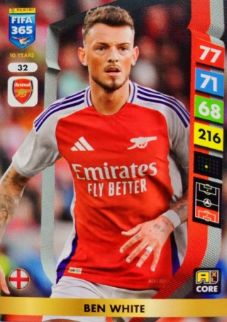 32 Ben White Arsenal Core FIFA 365 2025