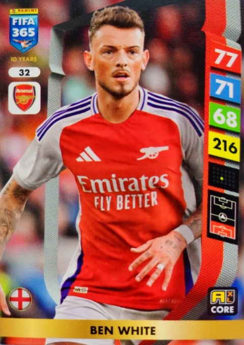 32 Ben White Arsenal Core FIFA 365 2025