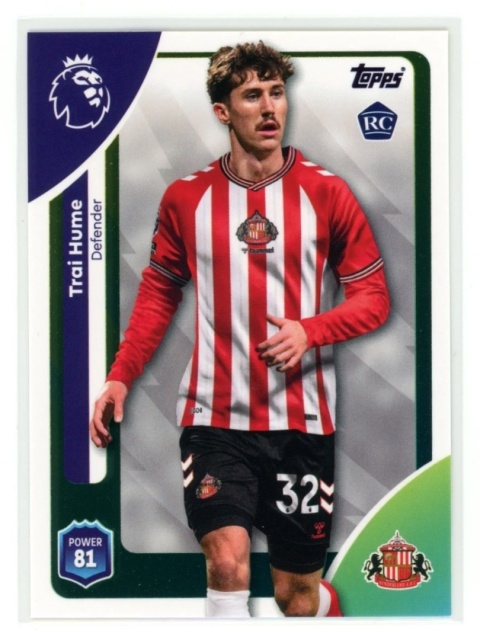 345 Trai HumeRC Sunderland Base Premier League 2026