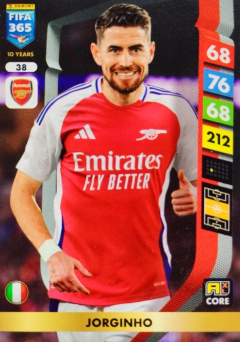 38 Jorginho Arsenal Core FIFA 365 2025