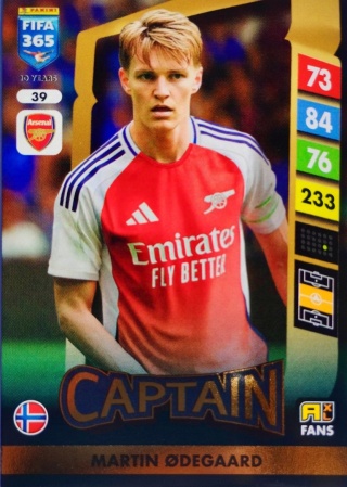 39 Martin Ødegaard Arsenal Core Captain FIFA 365 2025