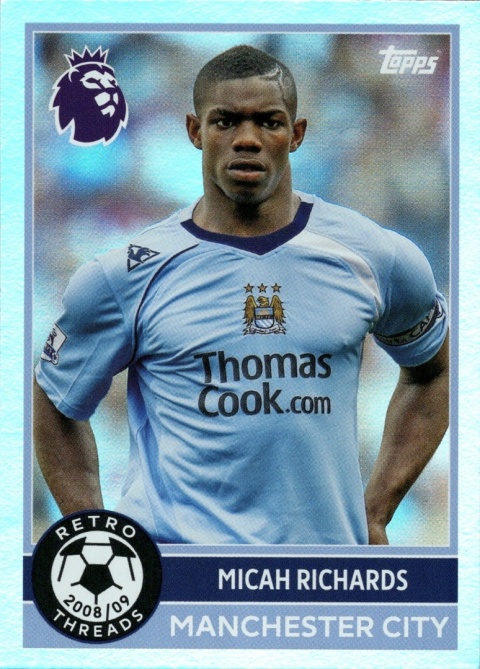 392 Micah Richards Manchester City Retro Threads Premier League 2026