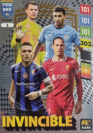 5 Neuer / Dias / Martínez / van Dijk Invincible FIFA 365 2025
