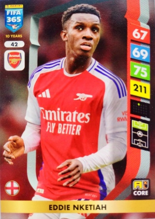 42 Eddie Nketiah Arsenal Core FIFA 365 2025