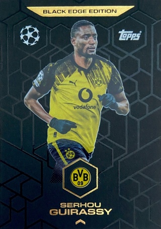 BE7 Serhou Guirassy Borussia Black Edge Edition Match Attax 2025/26