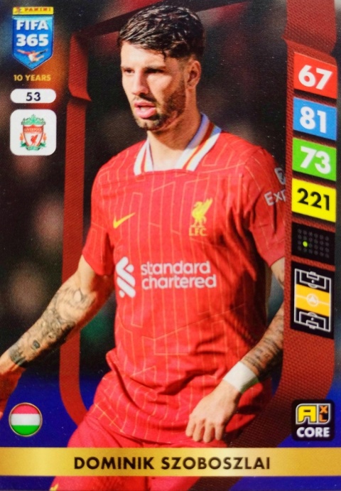 53 Dominik Szoboszlai Liverpool Core FIFA 365 2025