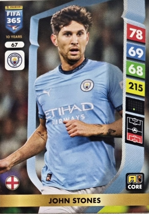 67 John Stones Manchester City Core FIFA 365 2025