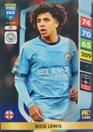 71 Rico Lewis Manchester City Core FIFA 365 2025