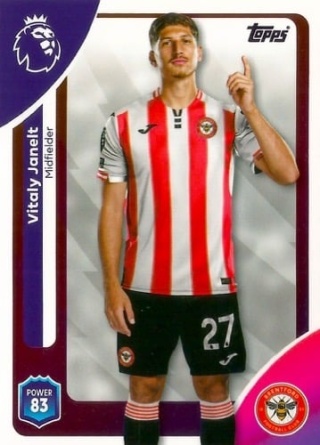 62 Vitaly Janelt Brentford Base Premier League 2026