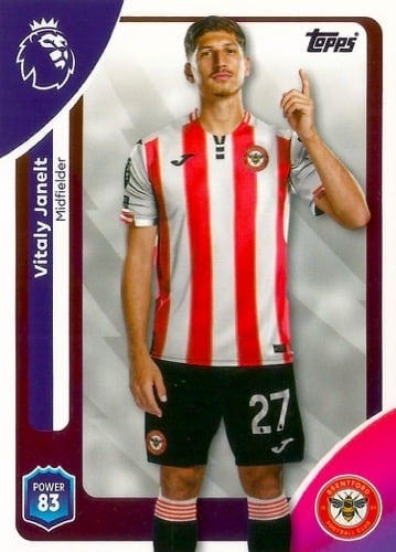 62 Vitaly Janelt Brentford Base Premier League 2026