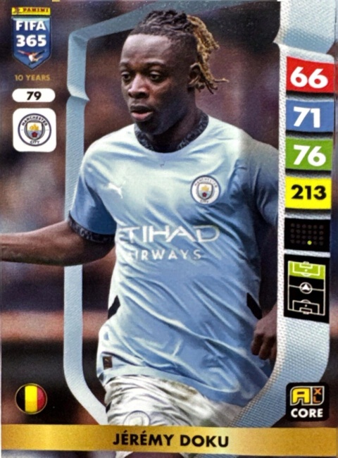 79 Jérémy Doku Manchester City Core FIFA 365 2025