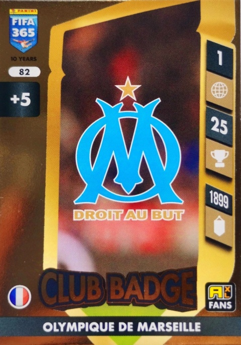 82 Club Badge Olympique Marsylia Core FIFA 365 2025