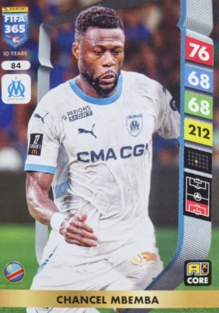 84 Chancel Mbemba Olympique Marsylia Core FIFA 365 2025