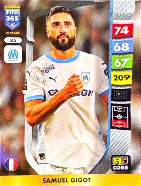 85 Samuel Gigot Olympique Marsylia Core FIFA 365 2025