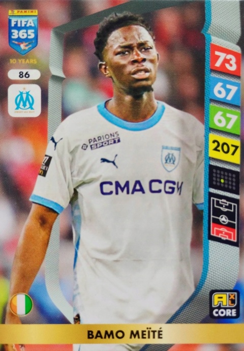 86 Bamo Meïté Olympique Marsylia Core FIFA 365 2025