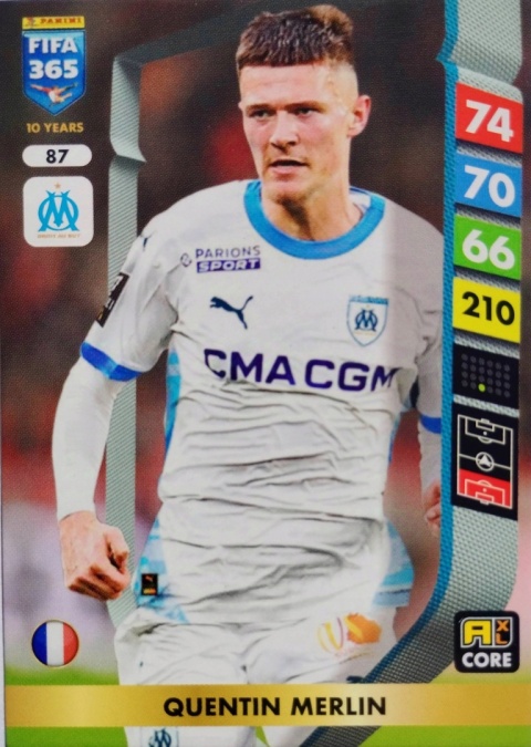 87 Quentin Merlin Olympique Marsylia Core FIFA 365 2025
