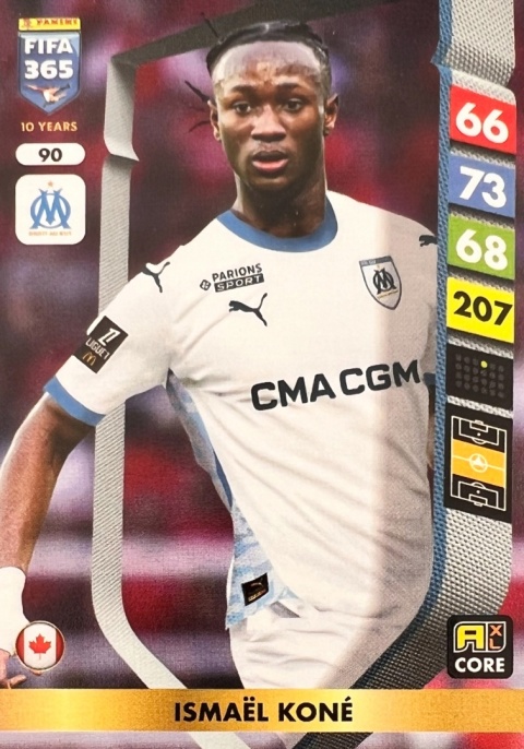 90 Ismaël Koné Olympique Marsylia Core FIFA 365 2025