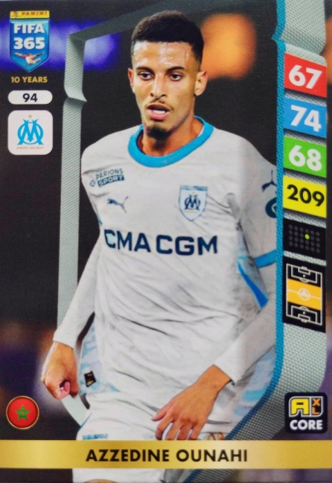 94 Azzedine Ounahi Olympique Marsylia Core FIFA 365 2025