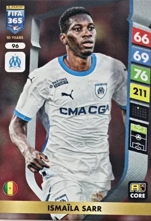 96 Ismaila Sarr Olympique Marsylia Core FIFA 365 2025