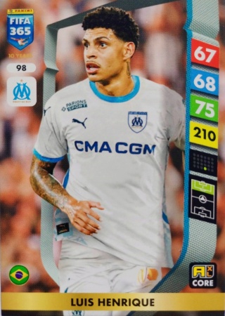 98 Luis Henrique Olympique Marsylia Core FIFA 365 2025