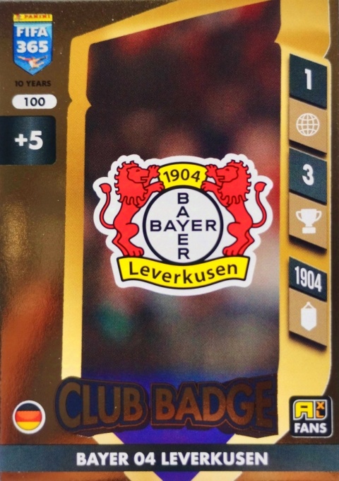 100 Club Badge Bayer Leverkusen Core FIFA 365 2025