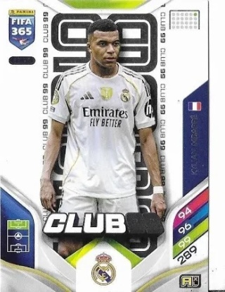 CLB15 Mbappé Real Madryt Club 99 FIFA 365 2026