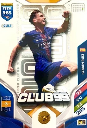 CLB3 Fabián Ruiz Paris Saint-Germain Club 99