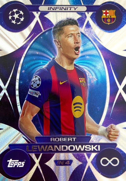 IN4 Robert Lewandowski FC Barcelona Infinity Match Attax 2025/26