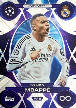 IN5 Kylian Mbappé Real Madryt Infinity Match Attax 2025/26